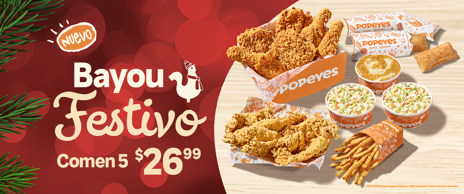 Popeyes Bayou Festivo